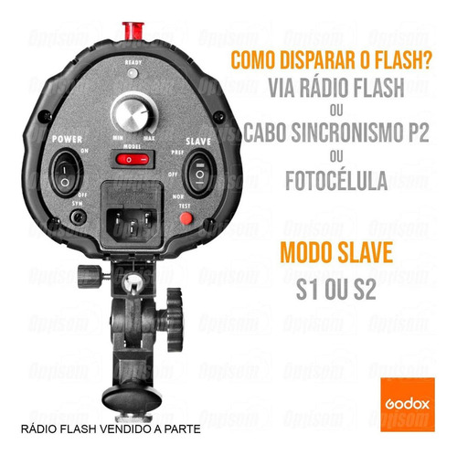 Flash Godox Mini Pioneer 250di + Rádio Ct16 Canon Nikon Sony 220v