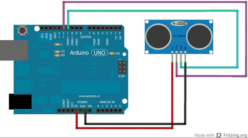 Módulo Sensor Ultrasónico Hc-sr04 Arduino Uno Mega Pic