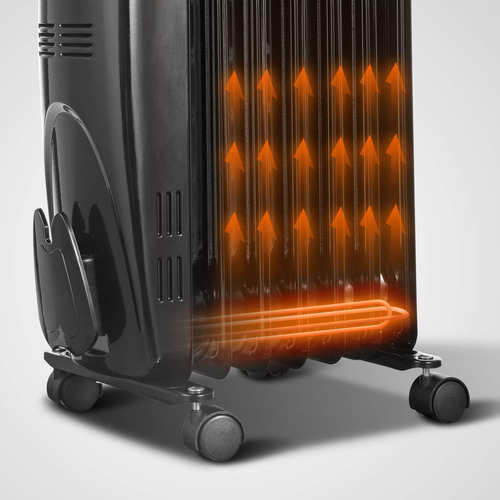 Pelonis Pho15a2agb, Basic Electric Oil Filled Radiator,bl...
