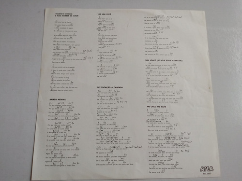 Lp Wando Chora Coração 1985 Encarte Letras E Partitura (Usado)