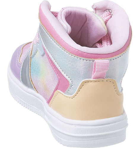 Imagem 3 de 6 de Tênis Infantil Ortopasso Force One Menina Rosa