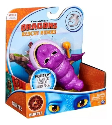 Dragons Rescue Riders Dreamworks Original Burple Dragon