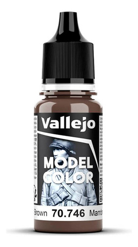Acrilico Color Marron Castaño Modelcolor 746-18ml Vallejo