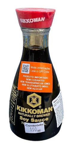 Molheira Soja Shoyu Tradicional Kikkoman 150ml Cingapura