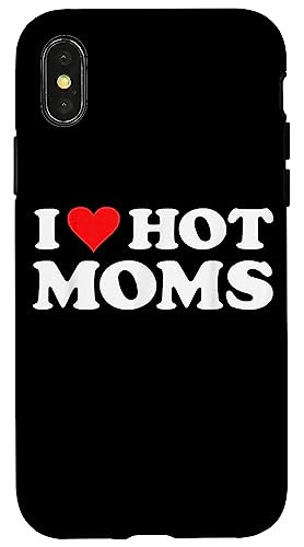 Funda Para iPhone X/xs I Love Hot Moms Plastico
