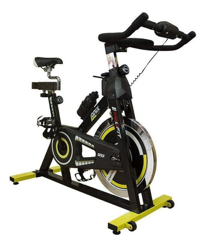 Bicicleta Spinning Estática Profit Ónix Sensor Volante18kg. 