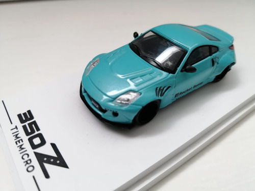 Timemicro Nissan 350z Rocket Bunny Escala 1:64 Turquesa (Usado)