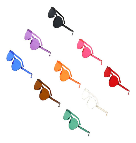 Imagen 2 de 8 de 9 Gafas De Sol De Moda Color Gelatina Glas Transparentes