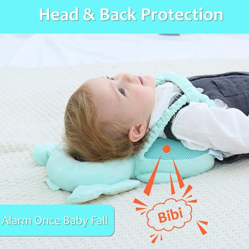 Protector De Cabeza Para Bebé Y Rodilleras Para Gatear D