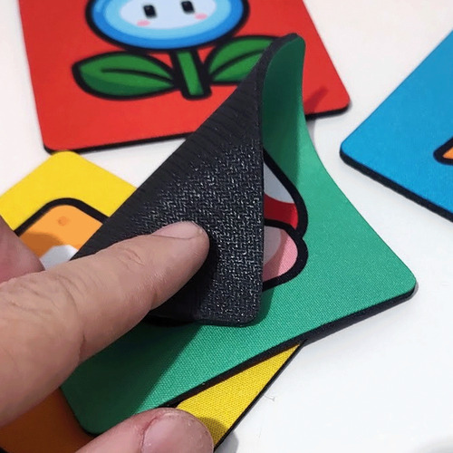 Porta Copos Gamer - Icons Super Game World 2.0 - C/ 4 Peças