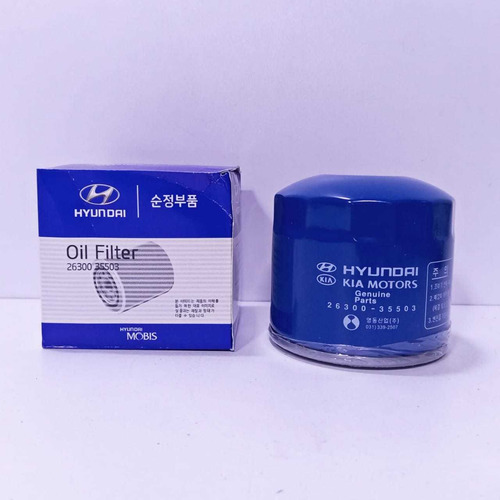 Filtro De Aceite Tucson Elantra 2.0 Sportage 2.0