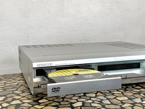 Kenwood Dvr-605 / Reproductor Dvd Cd / Receiver System Ampl Plateado (Usado)