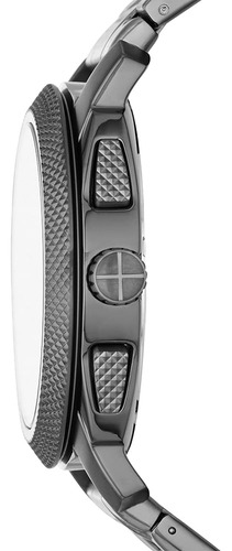 Relógio Fossil Masculino Machine - Fs4931/1cn Correia Grafite Bisel Grafite Fundo Preto