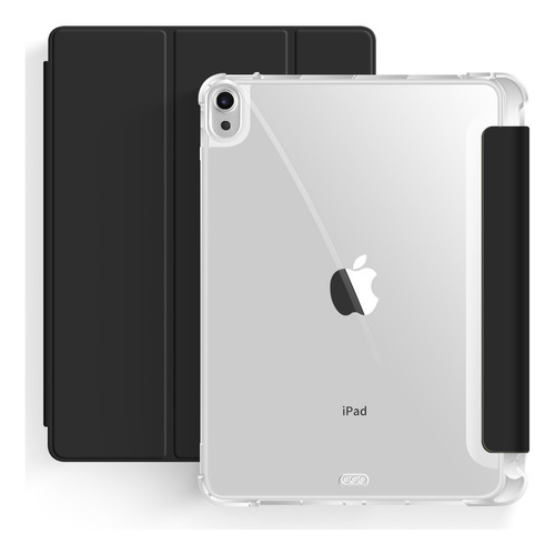 Capa iPad Air 4a 10.9  Wb - Auto Hibernação Antichoque Preta