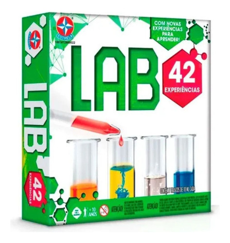 Jogo Lab 42 Estrela Diversão E Química Em Um Só Brinquedo