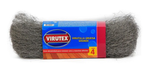 Imagen 1 de 2 de Virutilla X1 Gruesa Grande Abrasiva Grado 4 Virutex