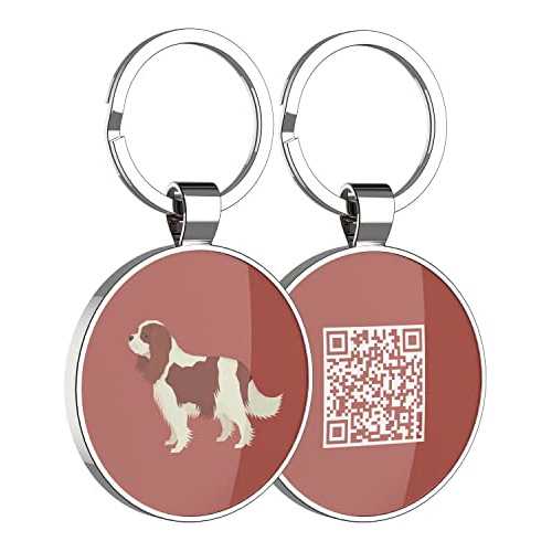 Disontag Etiquetas Para Perros Con Código Qr, Etiquetas Par