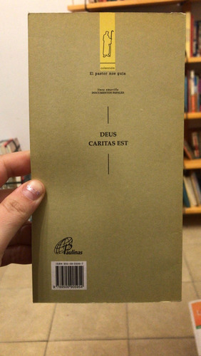 Deus Caritas Est. Benedicto Xvi. Ediciones Paulinas. (Usado)