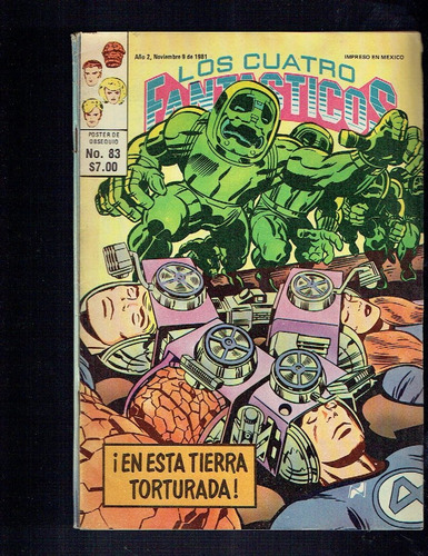 Comic Los Cuatro Fantasticos # 83 Novedades