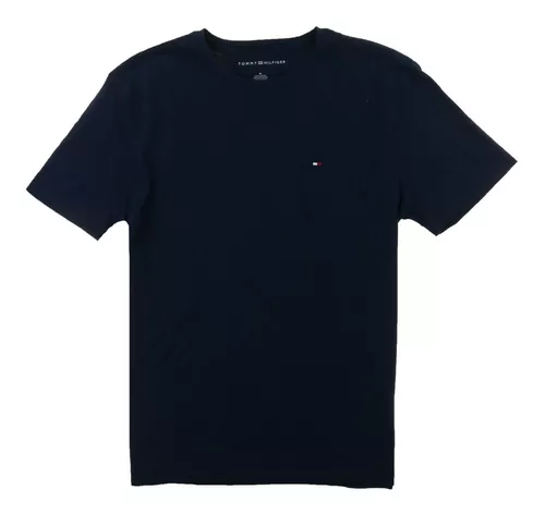 Camiseta Tommy Hilfiger - Negra - Hombre - M Meses intereses
