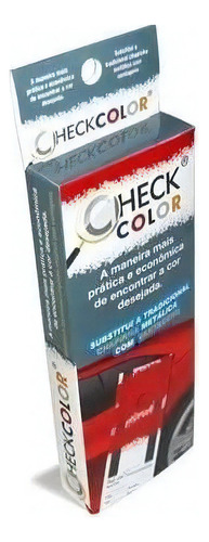 Cartela Para Acerto De Cor Tinta Check Color Pct C/ 100 Unid