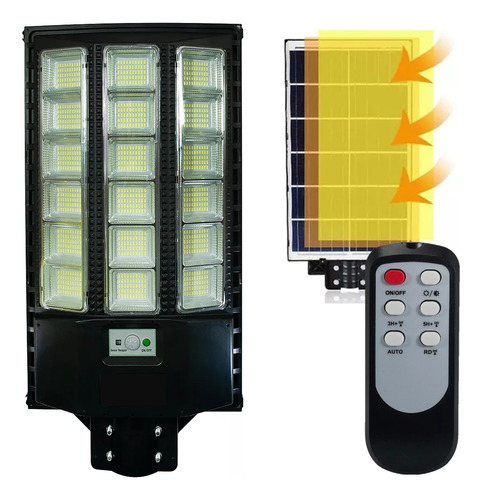 Lampara Led Solar 600w 900 Leds 60mil Lumenes Potencia Real 