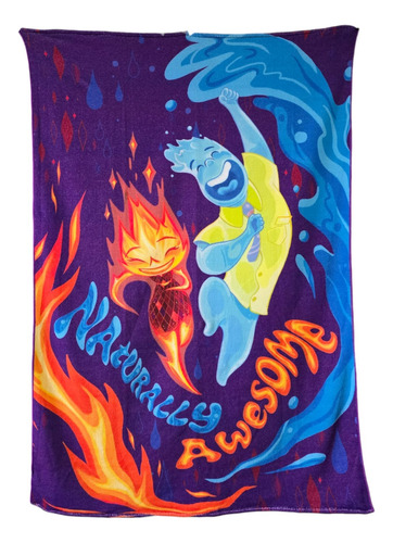 Toalla Grande Elemental Disney Providencia Morado Elemental Naturally Awesome