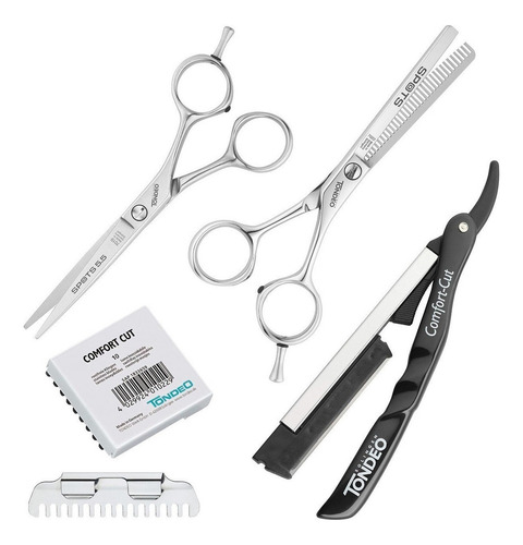 Tondeo Kit Tijera Corte Microdentada + Pulir Clasic 5,5 5702