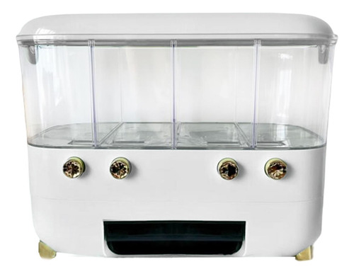Dispensador De Alimentos Secos Contenedor De Blanco
