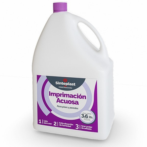 Imprimacion Acuosa Para Micro Cemento Sinteplast 4lts