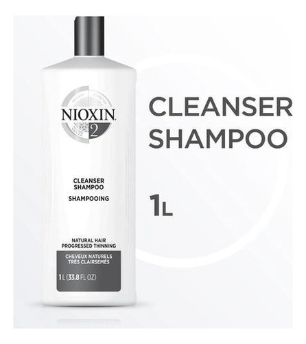 Nioxin Hair System 2 - Cleanser Shampoo 1000ml