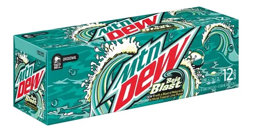 comprar Refresco Mountain Dew Baja Blast Tropical Lima 12 Pack 355ml