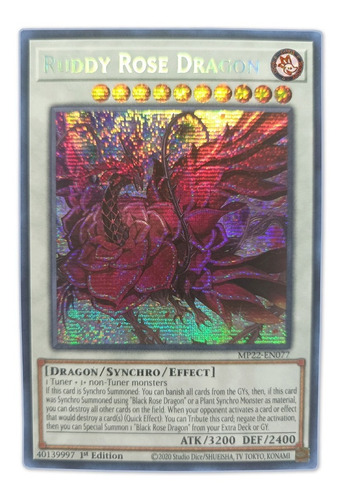 Yugi-oh! Ruddy Rose Dragon Liov-en035 Secret