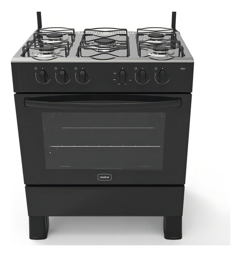 Fogão 5 Bocas A Gás Realce Bivolt Cr202 Cor Preto 127/220