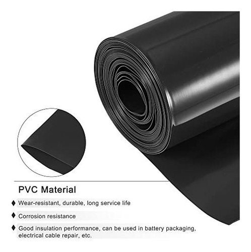 Tubo Termorretractil Pvc Abrigo Bateria 246.1 ft Plano