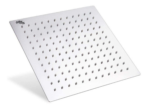 Imagen 2 de 6 de Regadera Ducha Acero Inoxidable Cuadrada 20cm -incluye Tubo