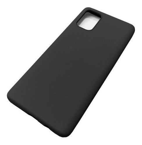 Carcasa Silicona Para Samsung Galaxy A71 Mobilehut Negro