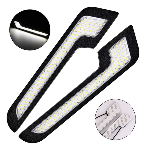 Faros Antiniebla De Conducción Drl, 72 Led, Luz Diurna, 2 Un