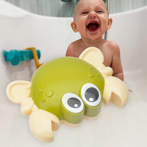 4 Juguete De Baño Para Niños, Cangrejo Mecánico, Verde
