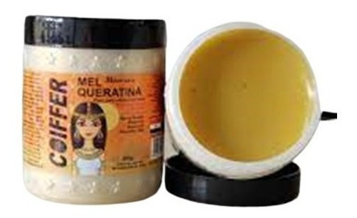 Imagem 2 de 5 de Máscara De Mel E Queratina Premium Coiffer 500g