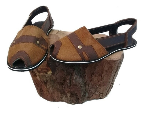 Alpargata Criolla Larense De Puro Cuero Unisex