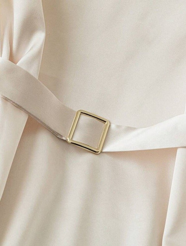 Vestido De Satén, Delicado, Elegante - Rozzano