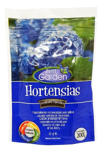 Fertilizante Granular Hortensias 200 Grs