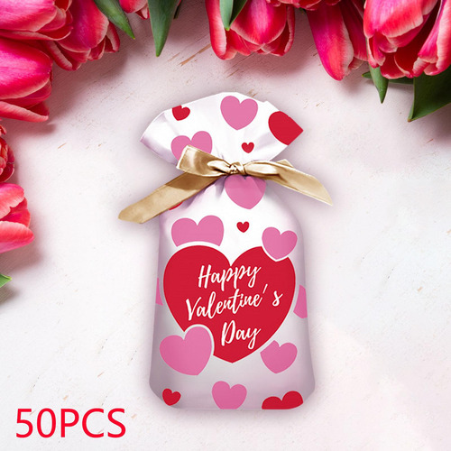 50x Bolsa De Regalo Del Día De San Valentín Bolsas De