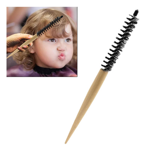 2 Cepillo De Pelo Pequeño Y Redondo Con Cerdas De Nailon, L