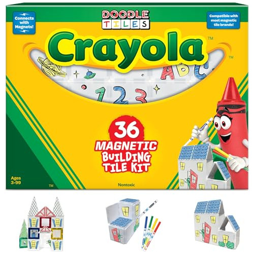 Conjunto De Construcción Magnética Doodle Crayola, Ju...