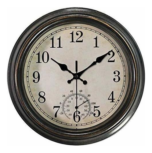 Reloj De Pared Clásico Rústico   - Vintage De 12 Pu