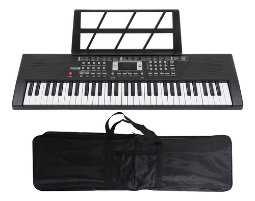 Kit Teclado Iniciante Rhythmic 20 Com 61 Teclas Com Bag