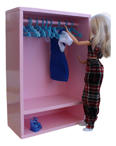 Closet Artesanal P/ Muñecas Escala 1/6