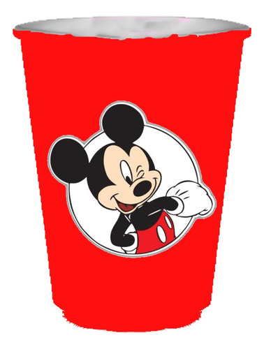 Pack 10 Vasos Descartables Cotillón Mickey Mouse Disney